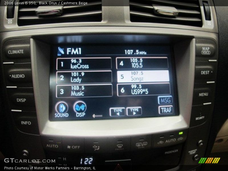 Black Onyx / Cashmere Beige 2006 Lexus IS 350