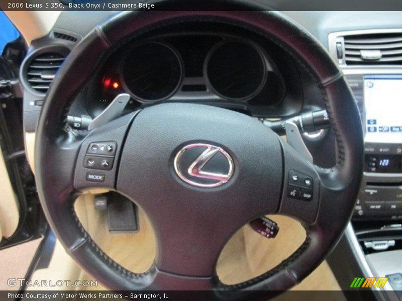 Black Onyx / Cashmere Beige 2006 Lexus IS 350