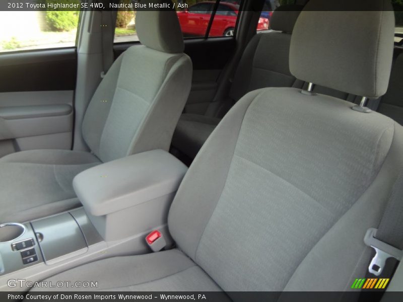 Nautical Blue Metallic / Ash 2012 Toyota Highlander SE 4WD