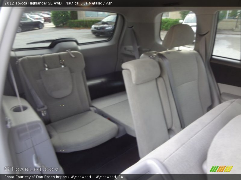 Nautical Blue Metallic / Ash 2012 Toyota Highlander SE 4WD