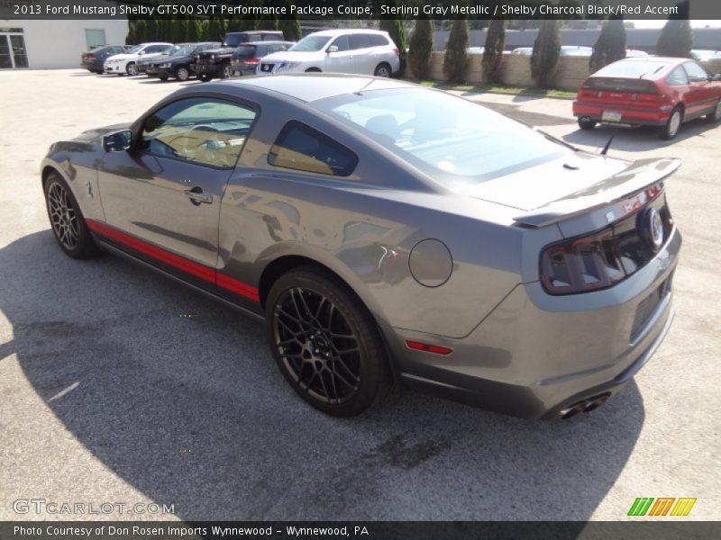 Sterling Gray Metallic / Shelby Charcoal Black/Red Accent 2013 Ford Mustang Shelby GT500 SVT Performance Package Coupe