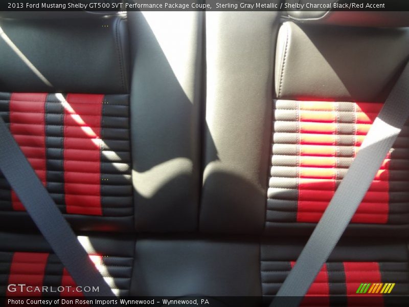 Sterling Gray Metallic / Shelby Charcoal Black/Red Accent 2013 Ford Mustang Shelby GT500 SVT Performance Package Coupe
