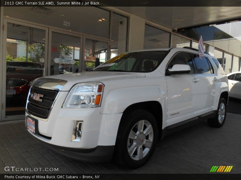 Summit White / Jet Black 2013 GMC Terrain SLE AWD