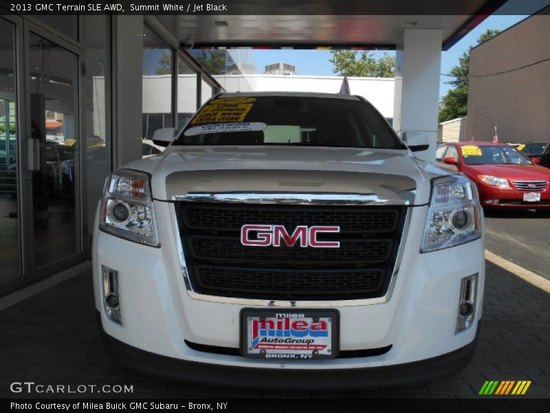 Summit White / Jet Black 2013 GMC Terrain SLE AWD