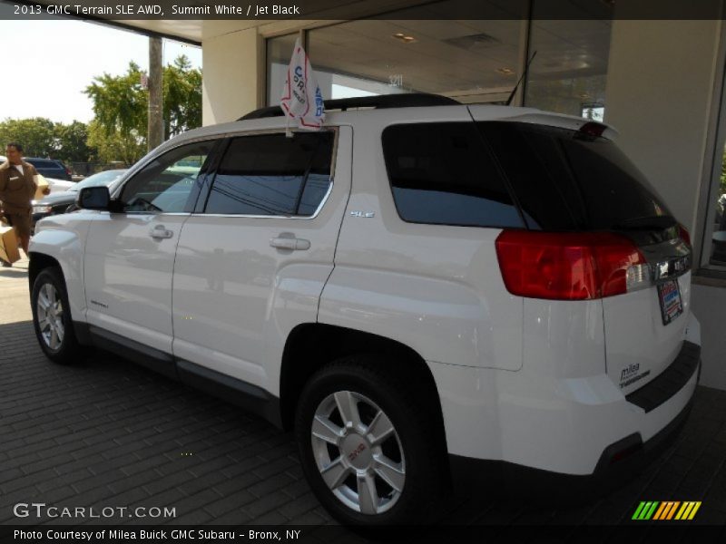 Summit White / Jet Black 2013 GMC Terrain SLE AWD