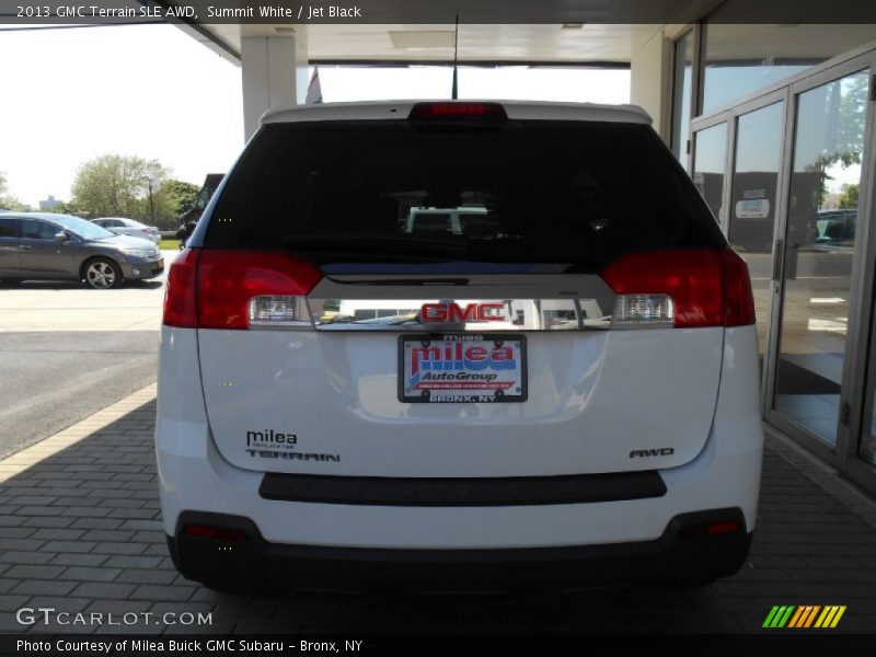 Summit White / Jet Black 2013 GMC Terrain SLE AWD