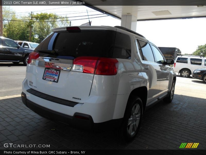 Summit White / Jet Black 2013 GMC Terrain SLE AWD