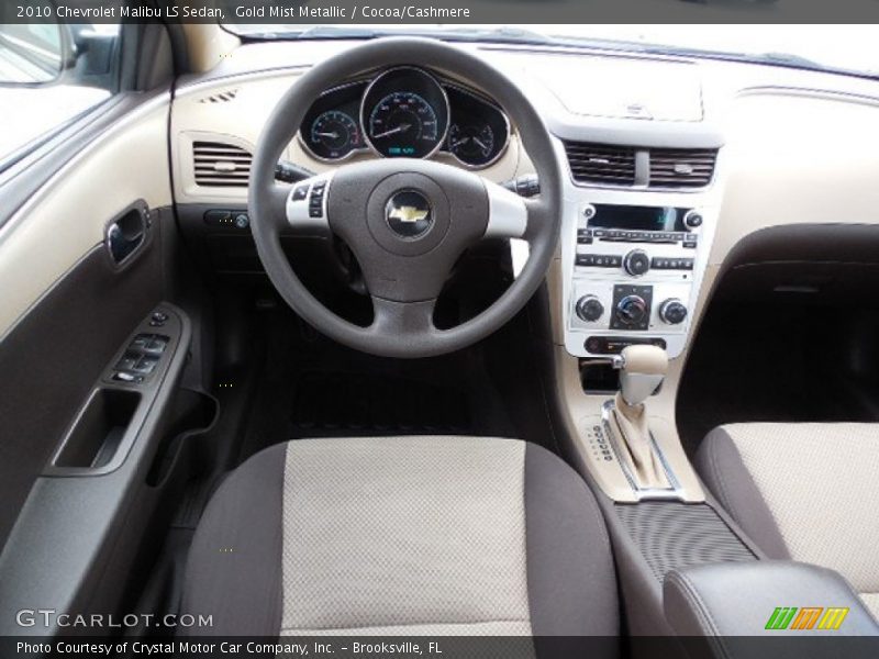 Gold Mist Metallic / Cocoa/Cashmere 2010 Chevrolet Malibu LS Sedan