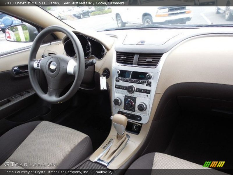Gold Mist Metallic / Cocoa/Cashmere 2010 Chevrolet Malibu LS Sedan