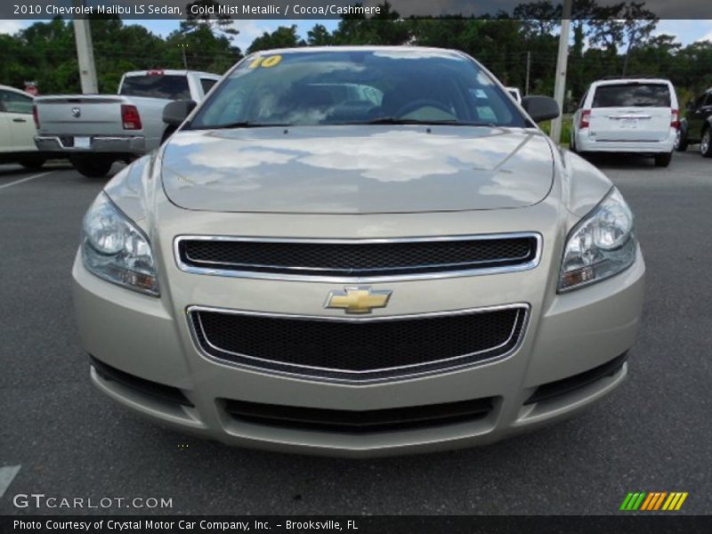 Gold Mist Metallic / Cocoa/Cashmere 2010 Chevrolet Malibu LS Sedan