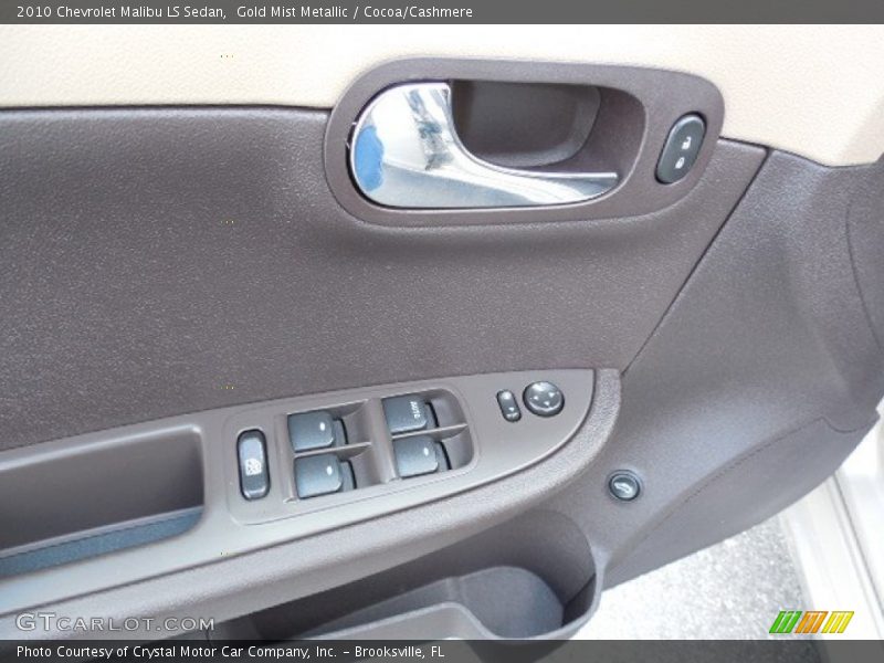 Gold Mist Metallic / Cocoa/Cashmere 2010 Chevrolet Malibu LS Sedan