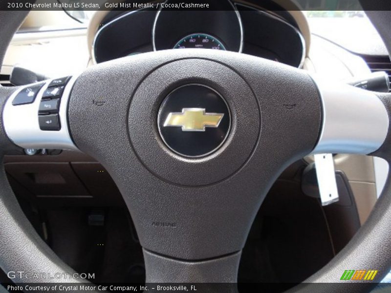 Gold Mist Metallic / Cocoa/Cashmere 2010 Chevrolet Malibu LS Sedan