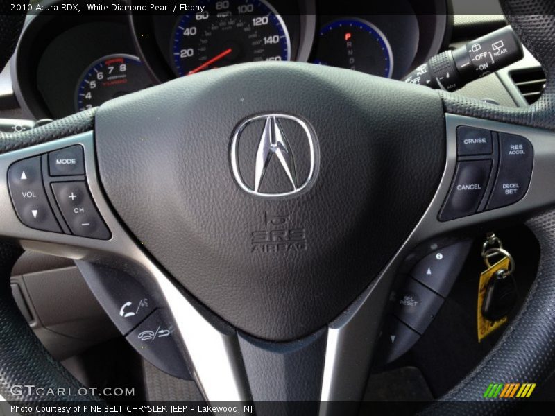 White Diamond Pearl / Ebony 2010 Acura RDX