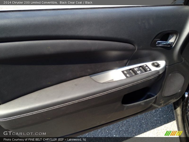 Black Clear Coat / Black 2014 Chrysler 200 Limited Convertible