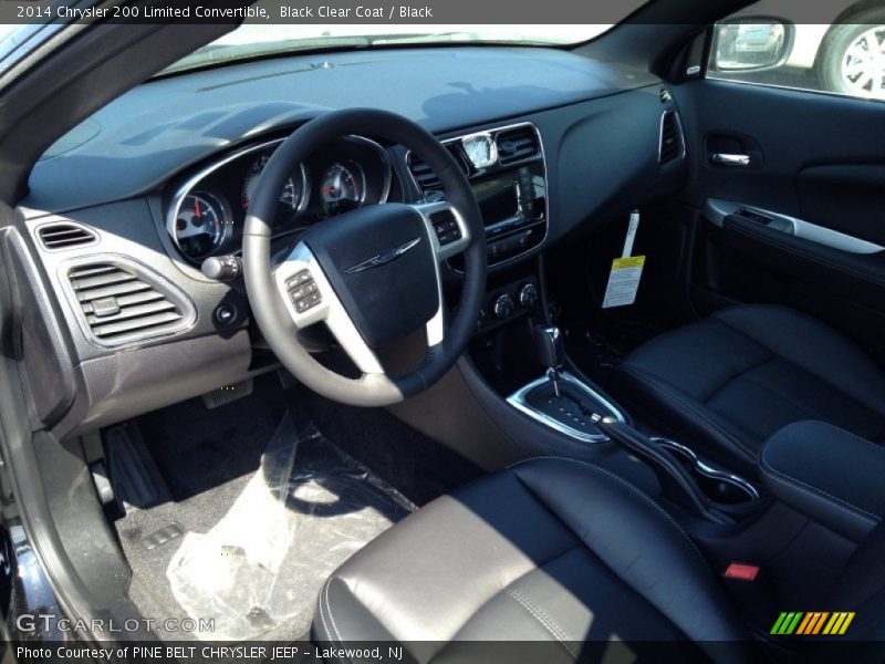 Black Clear Coat / Black 2014 Chrysler 200 Limited Convertible