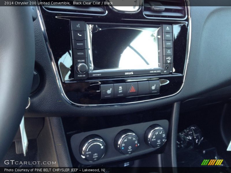Black Clear Coat / Black 2014 Chrysler 200 Limited Convertible