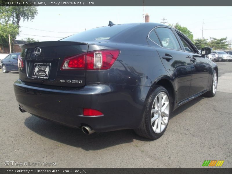 Smoky Granite Mica / Black 2011 Lexus IS 250 AWD