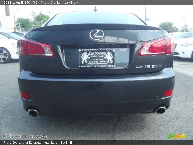 Smoky Granite Mica / Black 2011 Lexus IS 250 AWD