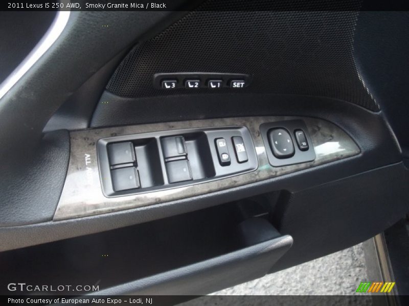 Smoky Granite Mica / Black 2011 Lexus IS 250 AWD