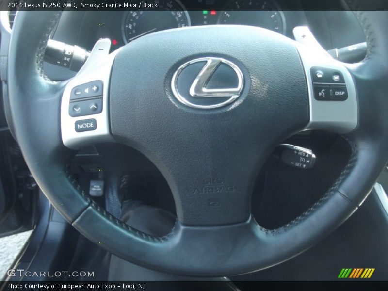 Smoky Granite Mica / Black 2011 Lexus IS 250 AWD