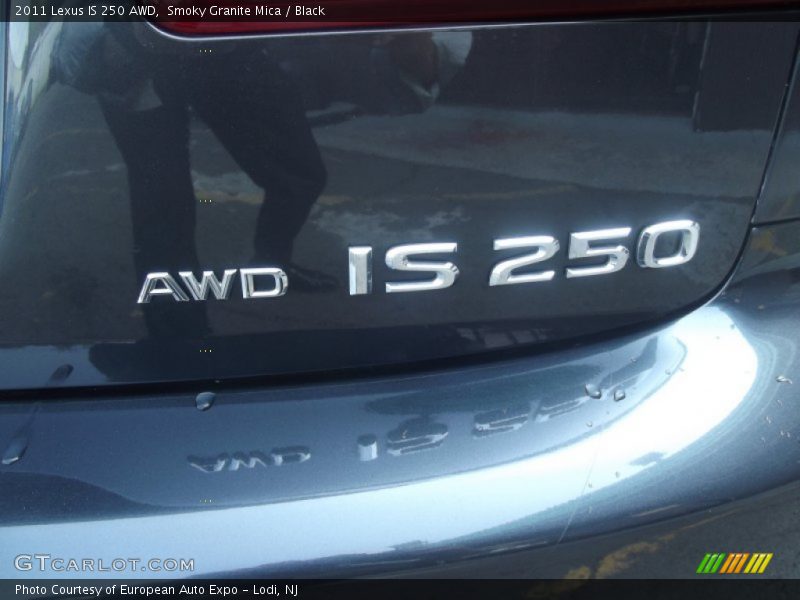 Smoky Granite Mica / Black 2011 Lexus IS 250 AWD