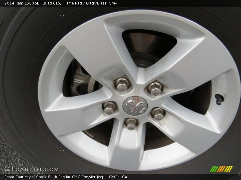 Flame Red / Black/Diesel Gray 2014 Ram 1500 SLT Quad Cab