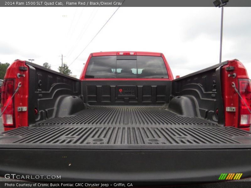Flame Red / Black/Diesel Gray 2014 Ram 1500 SLT Quad Cab