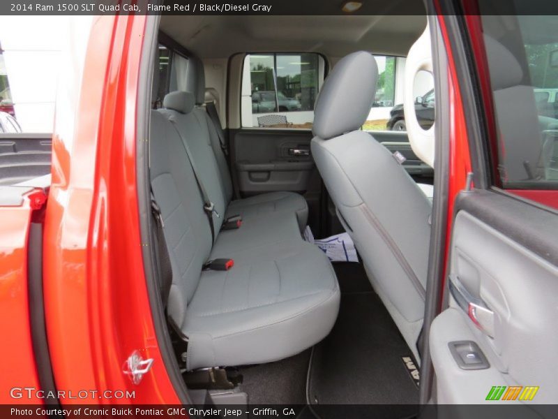 Flame Red / Black/Diesel Gray 2014 Ram 1500 SLT Quad Cab