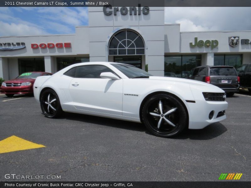 Summit White / Black 2011 Chevrolet Camaro LT Coupe