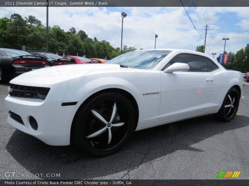 Summit White / Black 2011 Chevrolet Camaro LT Coupe