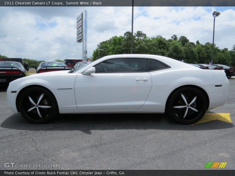 Summit White / Black 2011 Chevrolet Camaro LT Coupe