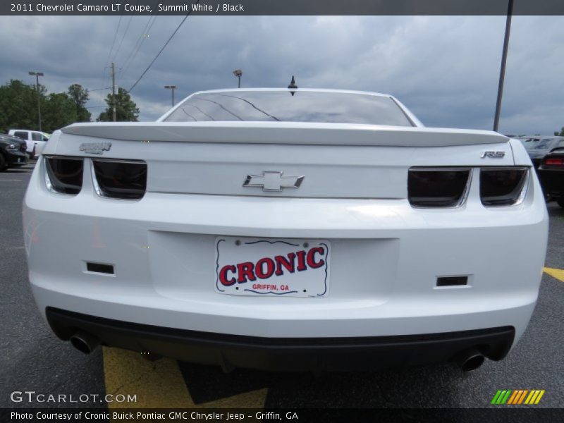 Summit White / Black 2011 Chevrolet Camaro LT Coupe