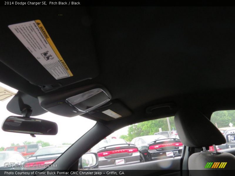 Pitch Black / Black 2014 Dodge Charger SE