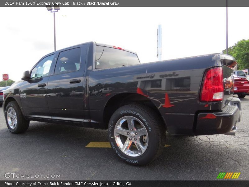 Black / Black/Diesel Gray 2014 Ram 1500 Express Crew Cab