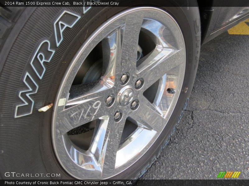 Black / Black/Diesel Gray 2014 Ram 1500 Express Crew Cab