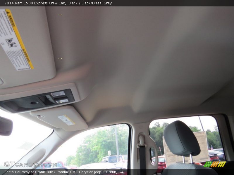 Black / Black/Diesel Gray 2014 Ram 1500 Express Crew Cab