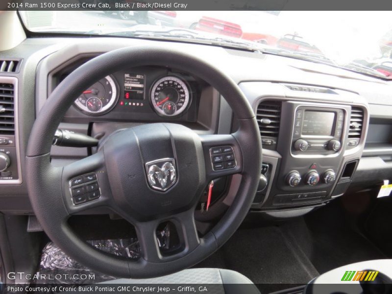 Black / Black/Diesel Gray 2014 Ram 1500 Express Crew Cab