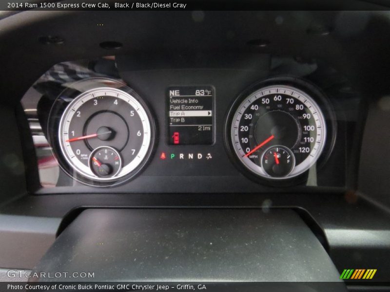 Black / Black/Diesel Gray 2014 Ram 1500 Express Crew Cab