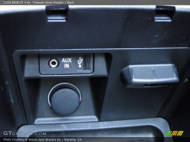 Titanium Silver Metallic / Black 2008 BMW X5 4.8i