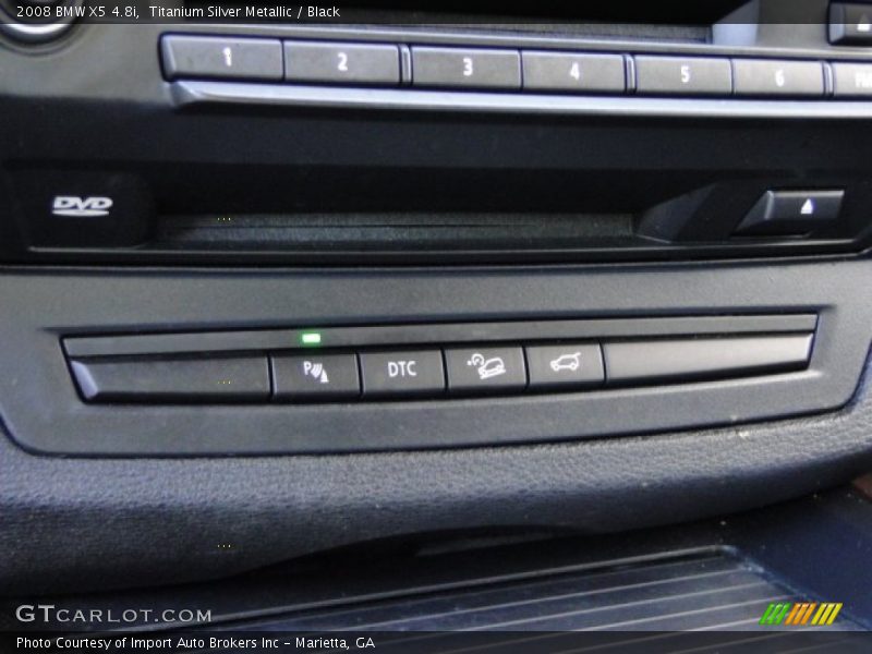 Titanium Silver Metallic / Black 2008 BMW X5 4.8i