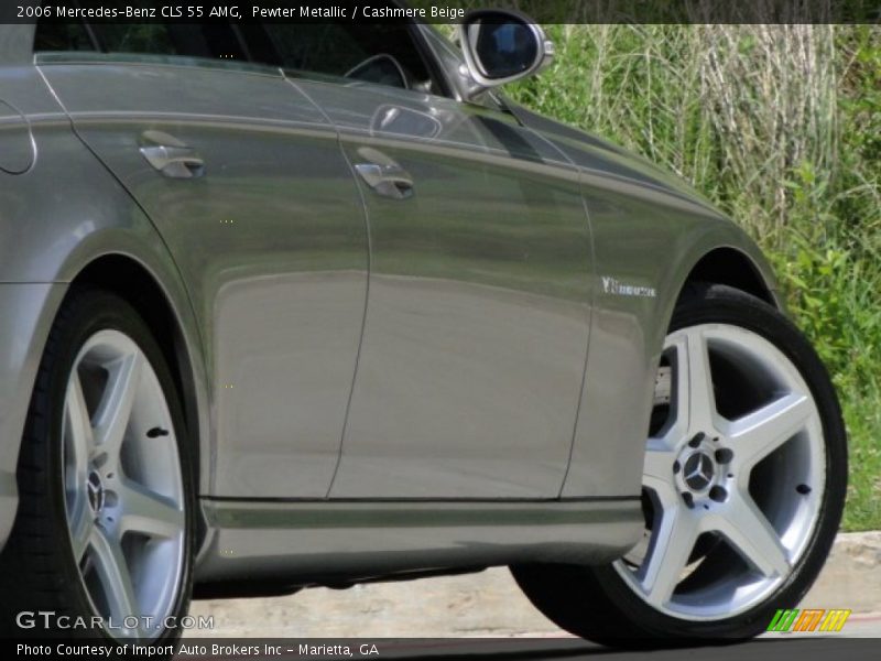 Pewter Metallic / Cashmere Beige 2006 Mercedes-Benz CLS 55 AMG