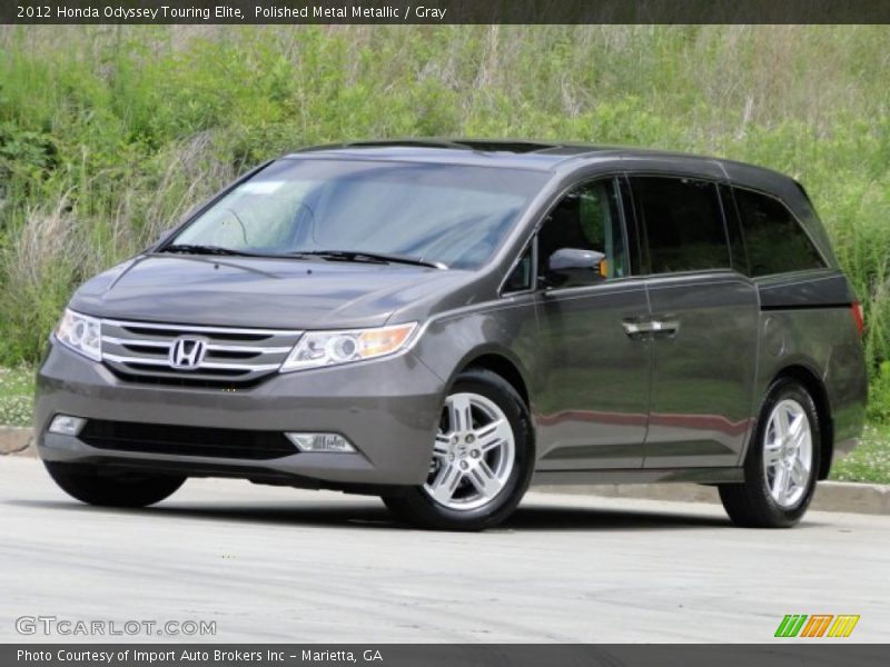 Polished Metal Metallic / Gray 2012 Honda Odyssey Touring Elite