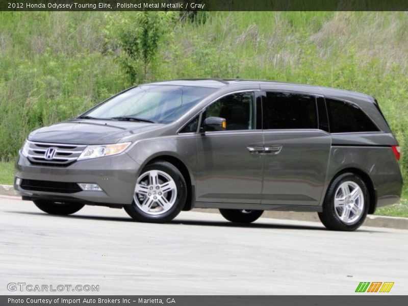 Polished Metal Metallic / Gray 2012 Honda Odyssey Touring Elite