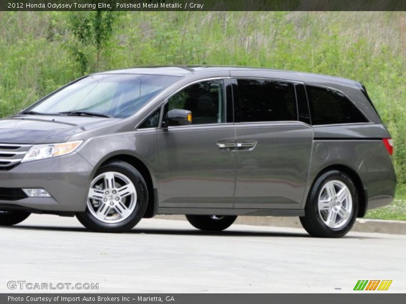 Polished Metal Metallic / Gray 2012 Honda Odyssey Touring Elite
