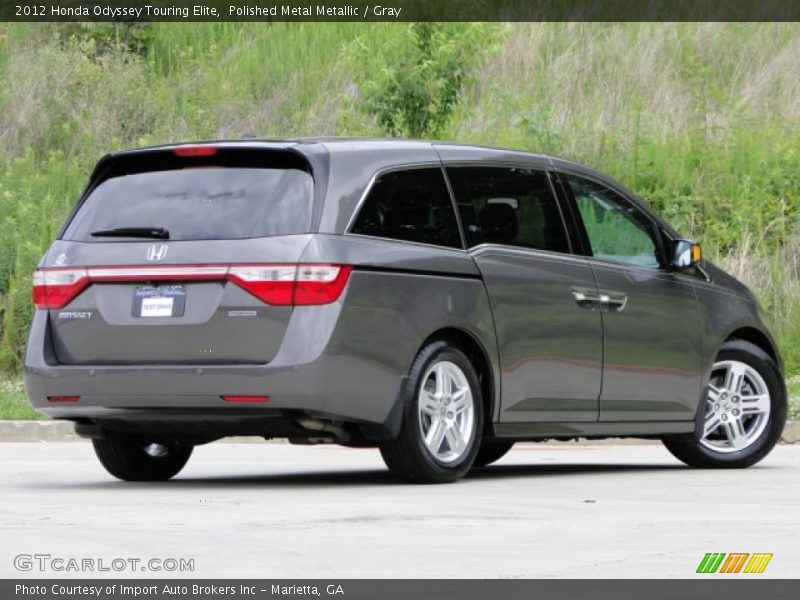 Polished Metal Metallic / Gray 2012 Honda Odyssey Touring Elite