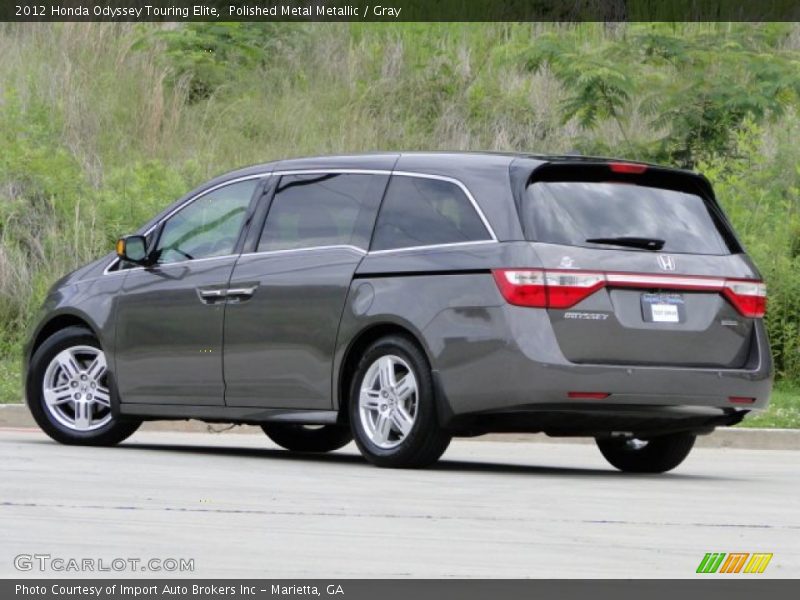 Polished Metal Metallic / Gray 2012 Honda Odyssey Touring Elite