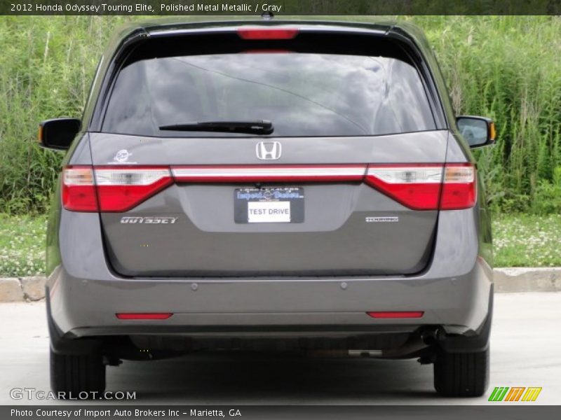 Polished Metal Metallic / Gray 2012 Honda Odyssey Touring Elite