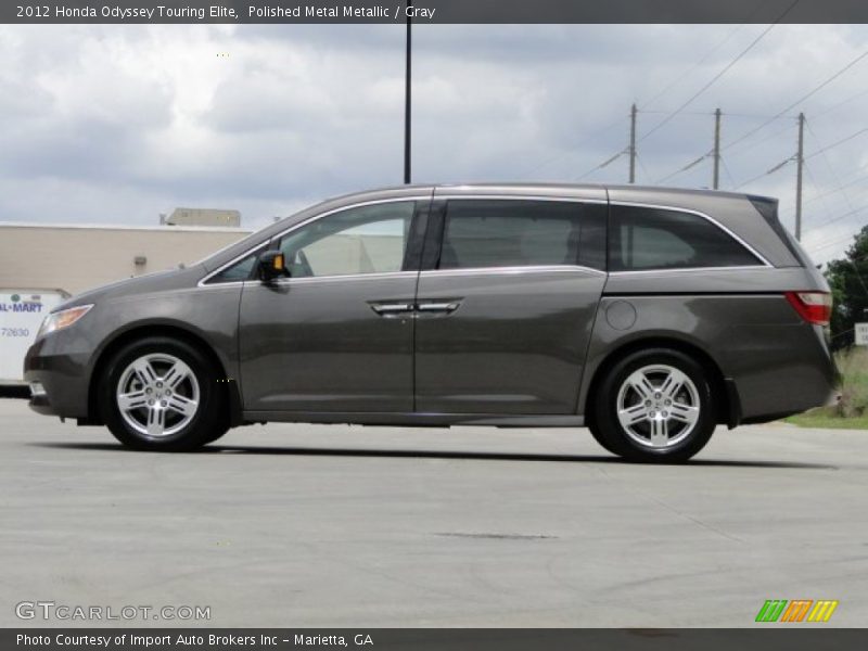Polished Metal Metallic / Gray 2012 Honda Odyssey Touring Elite