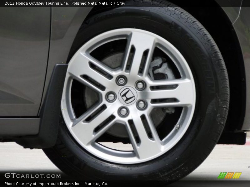 Polished Metal Metallic / Gray 2012 Honda Odyssey Touring Elite
