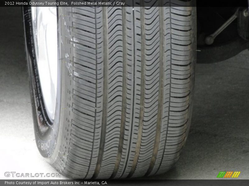 Polished Metal Metallic / Gray 2012 Honda Odyssey Touring Elite